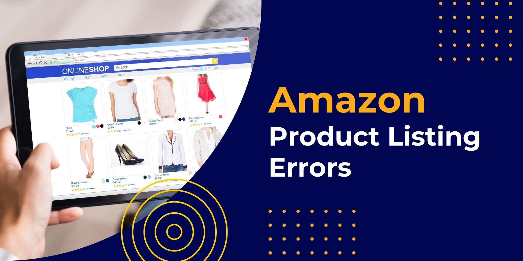 Amazon Product Listing Errors